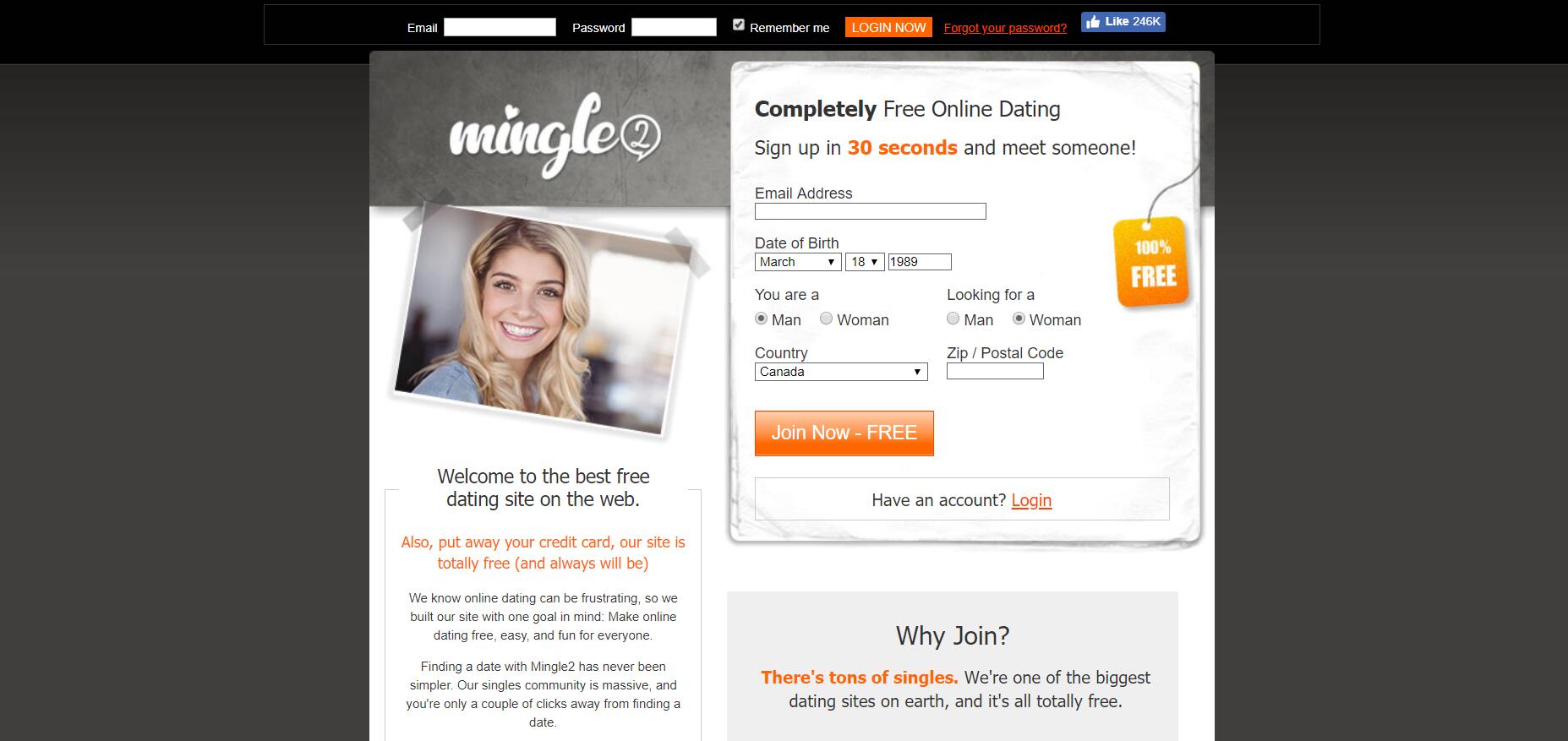 Mingle2 Senior Ca